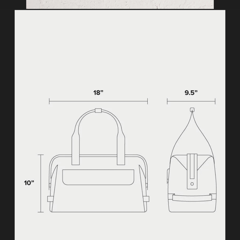 Calpak Hue Laptop Duffel Travel Bag - Picture 5 of 10